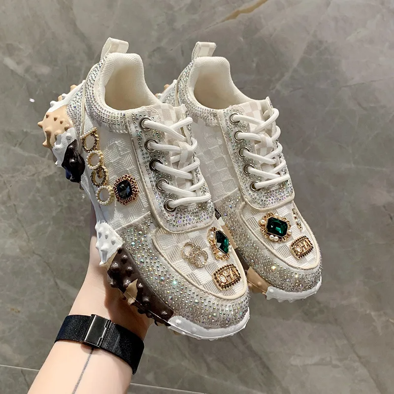 Stylische Strass-Sneakers - Gladi