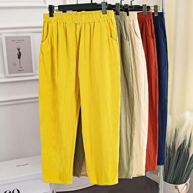 【100% Baumwolle】Bequeme Lässige Hosen