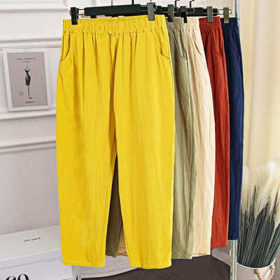 【100% Baumwolle】Bequeme Lässige Hosen