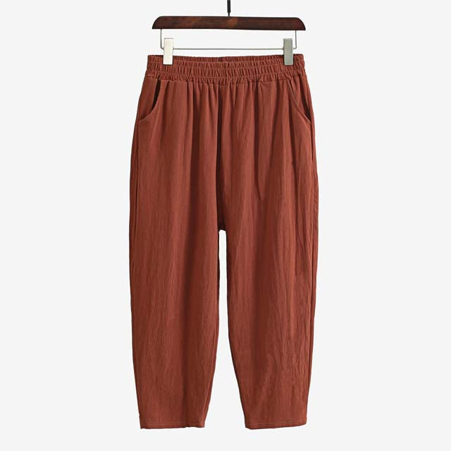 【100% Baumwolle】Bequeme Lässige Hosen