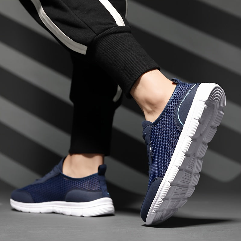 Clarke - Atmungsaktive Grau-Mesh-Sneaker