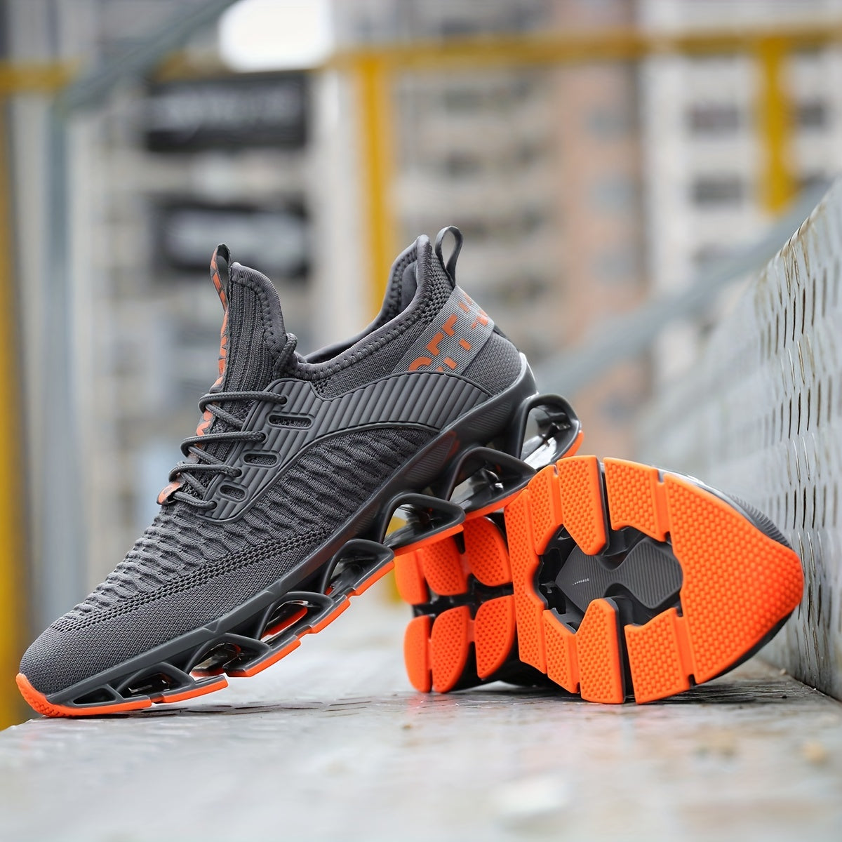 Stellan - Weiße Blade-Sneaker
