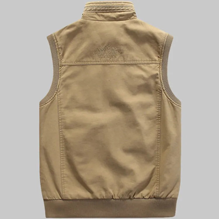 Timo | vintage outdoor-weste mit taschen