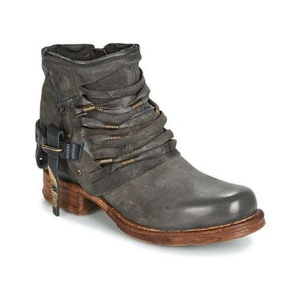 Layla | Gemütliche Lederstiefeletten für Damen