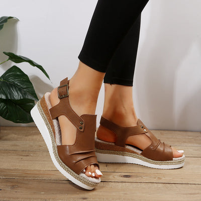 Rena - Bequeme Damen-Keilsandalen