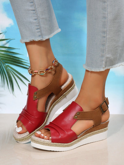 Rena - Bequeme Damen-Keilsandalen