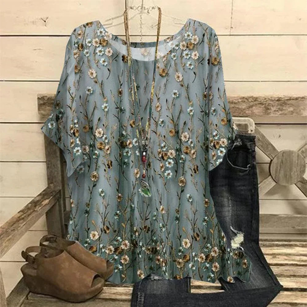 FloralChic Bluse