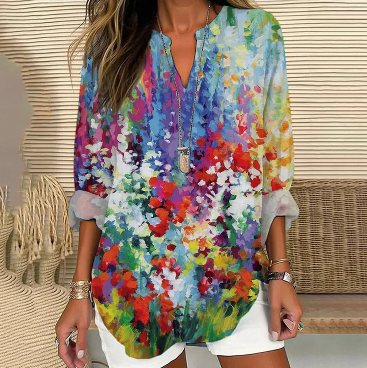 FarbenBlüte Bluse