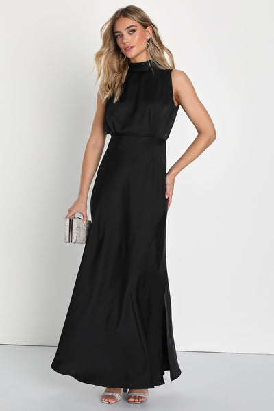 Mocarra | Ärmelloses Maxikleid mit Rundhalsausschnitt