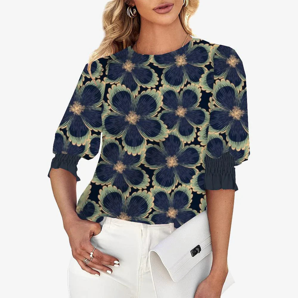 NavyBlumen Charm Top