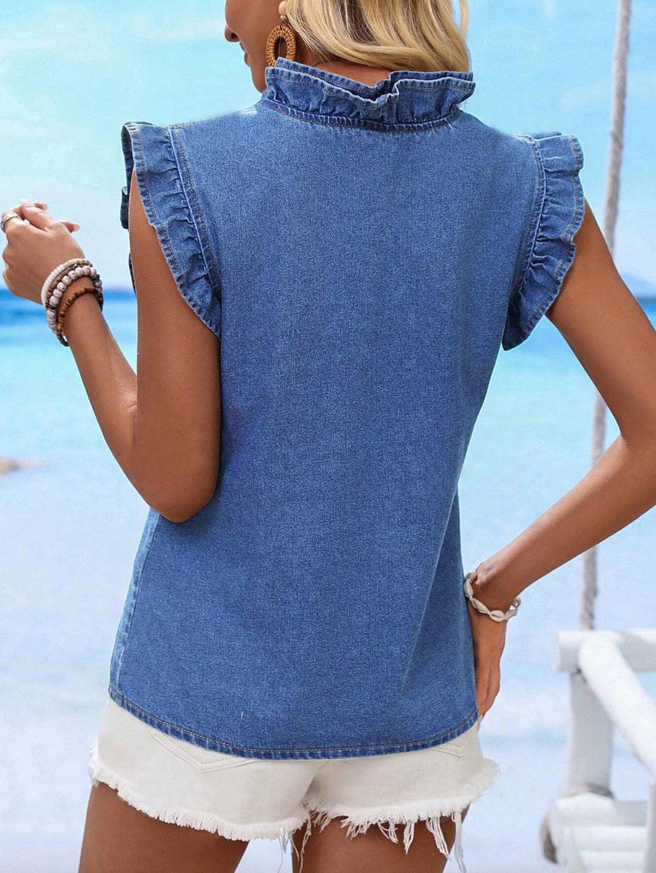 DenimTraum V-Top