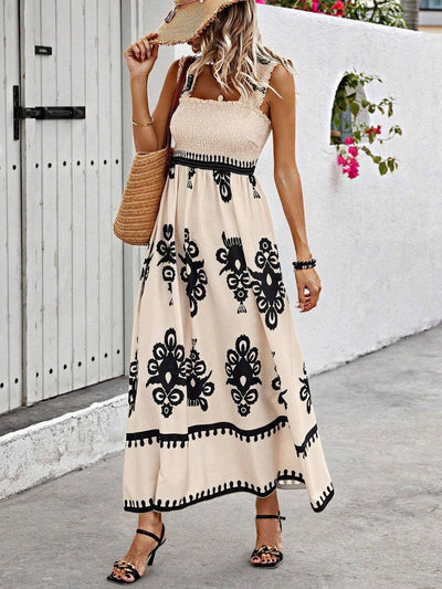 Jessamy - Ärmelloses Kleid mit elegantem quadratischen Ausschnitt