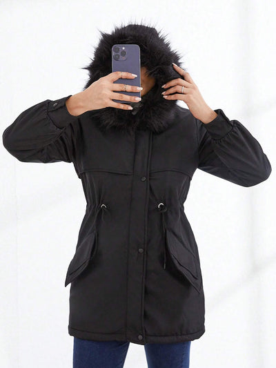 Truy | Warme Winterjacke mit weichem Kragen für Damen