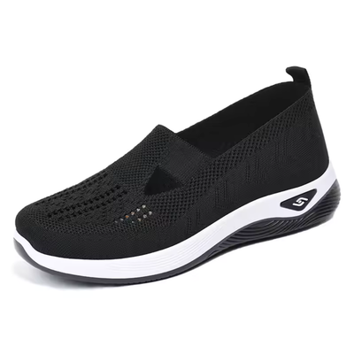 LANA | Atmungsaktive Sommerschuhe in Schwarz – Der perfekte Everyday-Sneaker