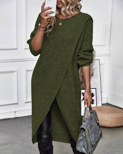 Mocarra | Asymmetrischer Strickpullover