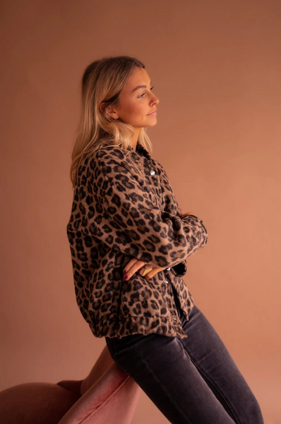 Susanne™ | Trendige Jacke mit Leopardenmuster