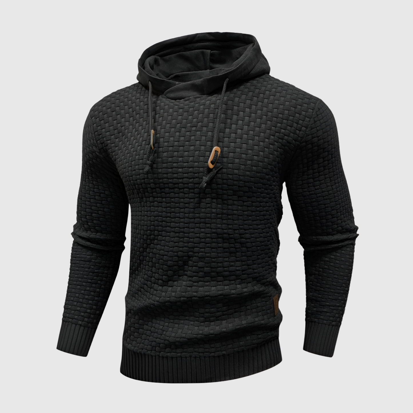 Mocarra | Herren Chunky Rib Hoodie mit verstellbarer Kapuze