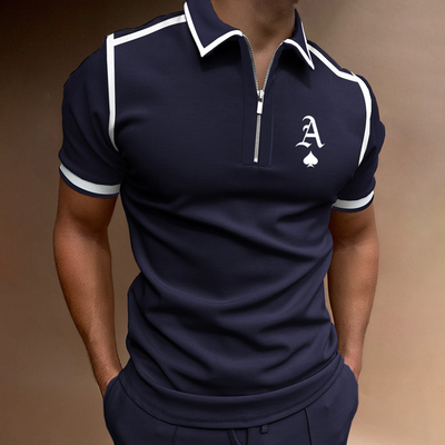 Kyrie - Eleganter Herren Polo mit Reißverschluss-Kragen