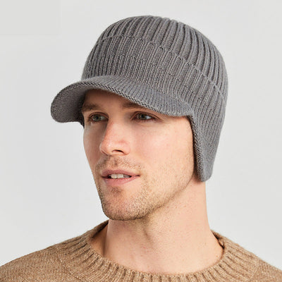 Mocarra | Strickmütze mit Ohrenschutz und Klappe