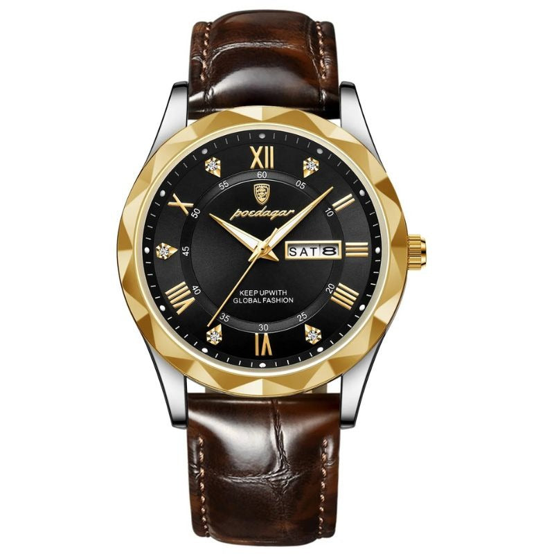 Windsor | Lederarmband-Quarzuhr