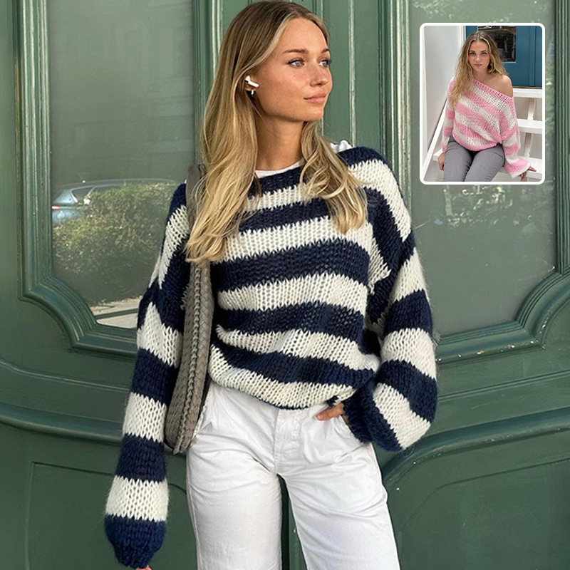 Oversize Strickpullover für Damen