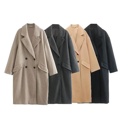 Eleganter Damen Langmantel
