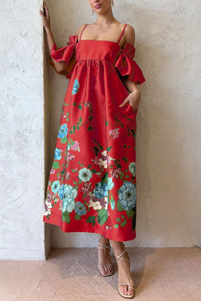Arielle | Elegantes Kleid mit einzigartigen Ärmeln & praktischen Taschen