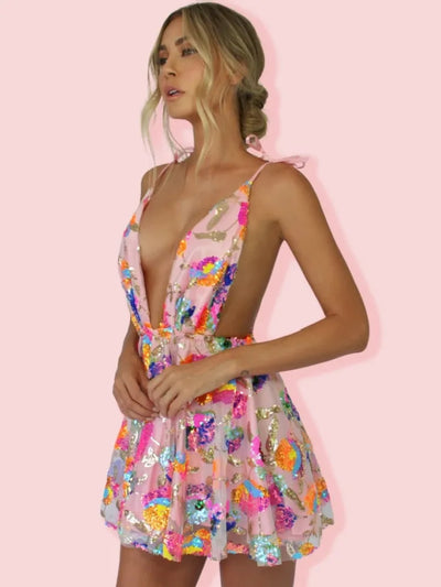 Mocarra | Paillettenkleid