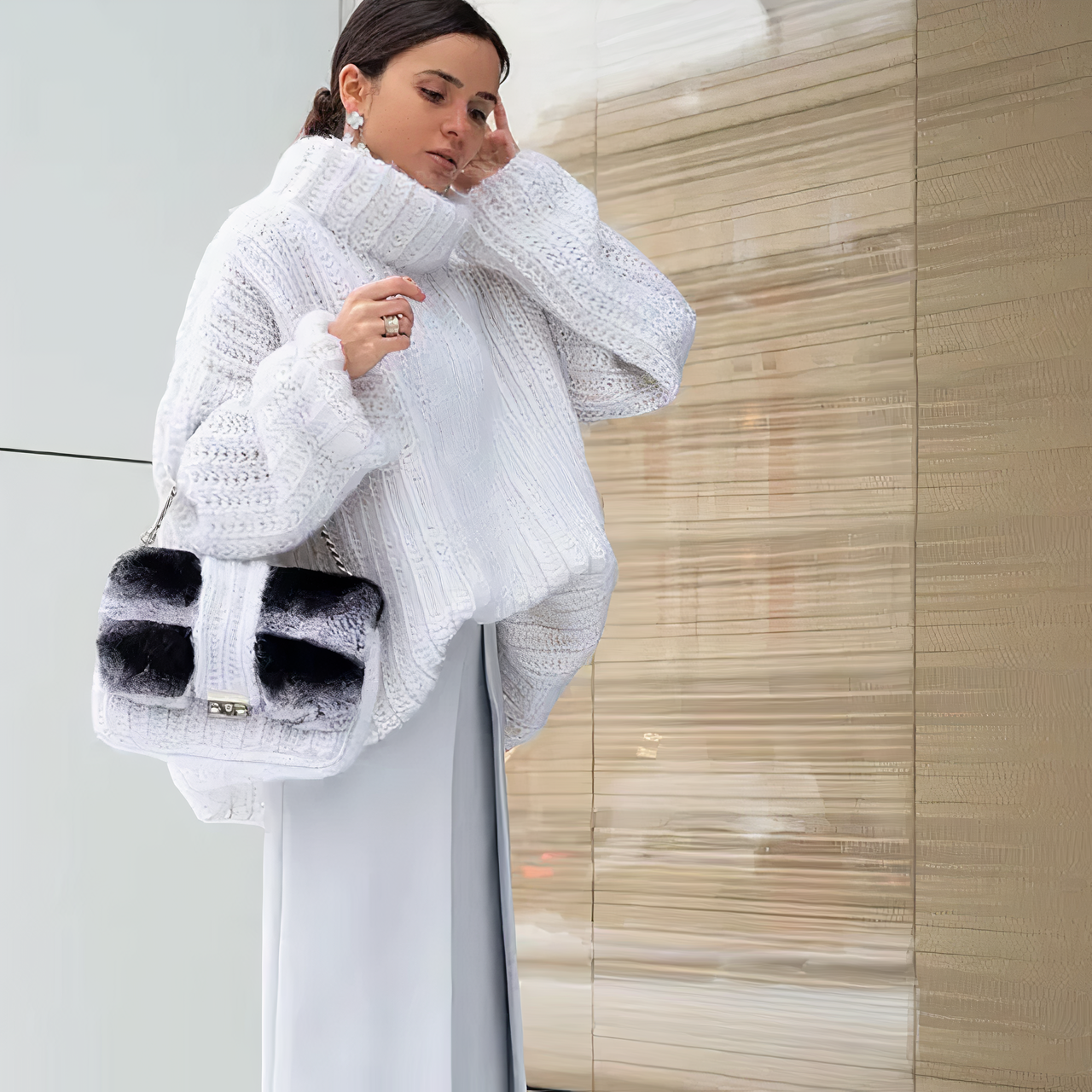 Gretchen - Flauschiger Strickpulli