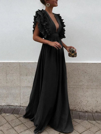 Reese | Elegantes kleid mit gerafften ärm