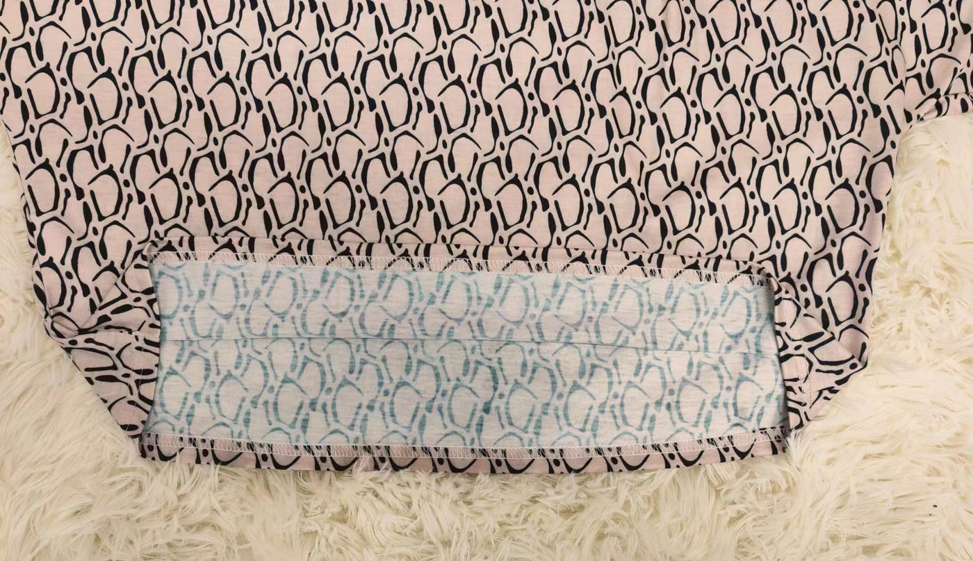 SpringStil® - Retro Print Mock Neck Top