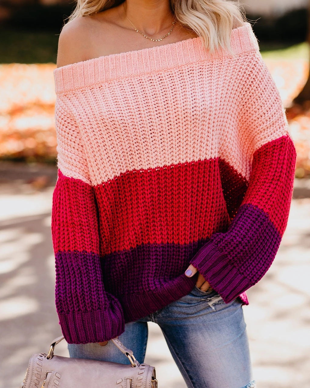 DAMES OFF-SHOULDER PULLOVER | MODERN, BEQUEM, STILVOLL