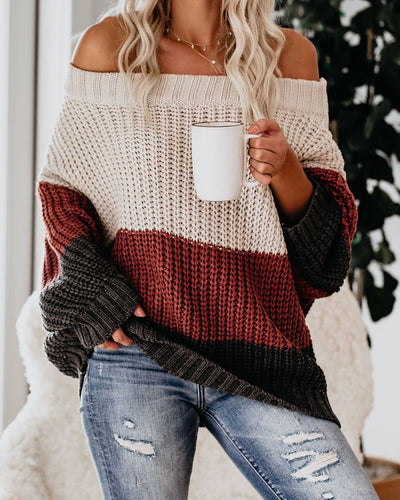 DAMES OFF-SHOULDER PULLOVER | MODERN, BEQUEM, STILVOLL