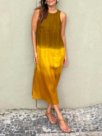 Mocarra | Sommer Farbverlauf Farbstoff Kleid