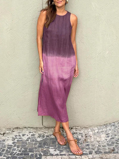 Mocarra | Sommer Farbverlauf Farbstoff Kleid