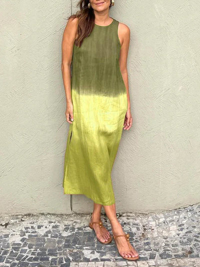 Mocarra | Sommer Farbverlauf Farbstoff Kleid