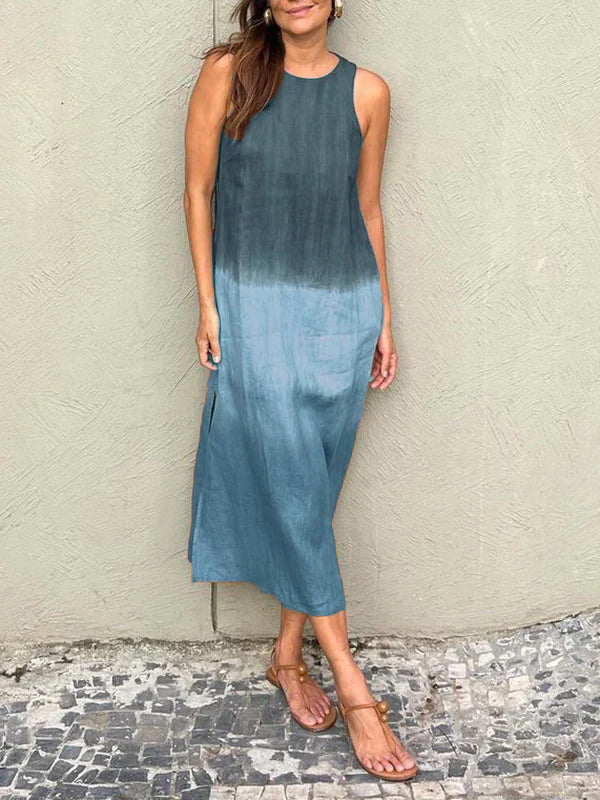Mocarra | Sommer Farbverlauf Farbstoff Kleid