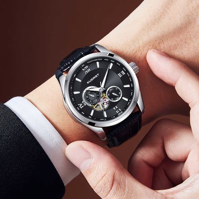 Thatcher - Automatische Mechanische Uhr Grau