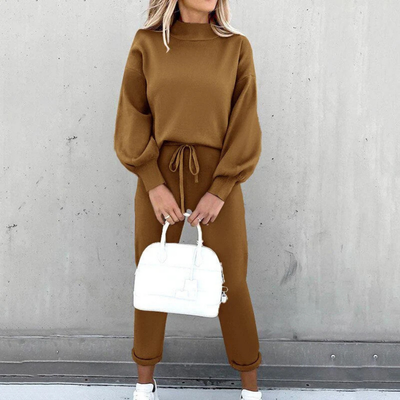 LEAI - Zweiteiliges Lounge-Set in Creme – Komfort trifft Chic