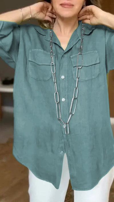 Mocarra | Sommer Revers Atmungsaktiv Langarmshirt