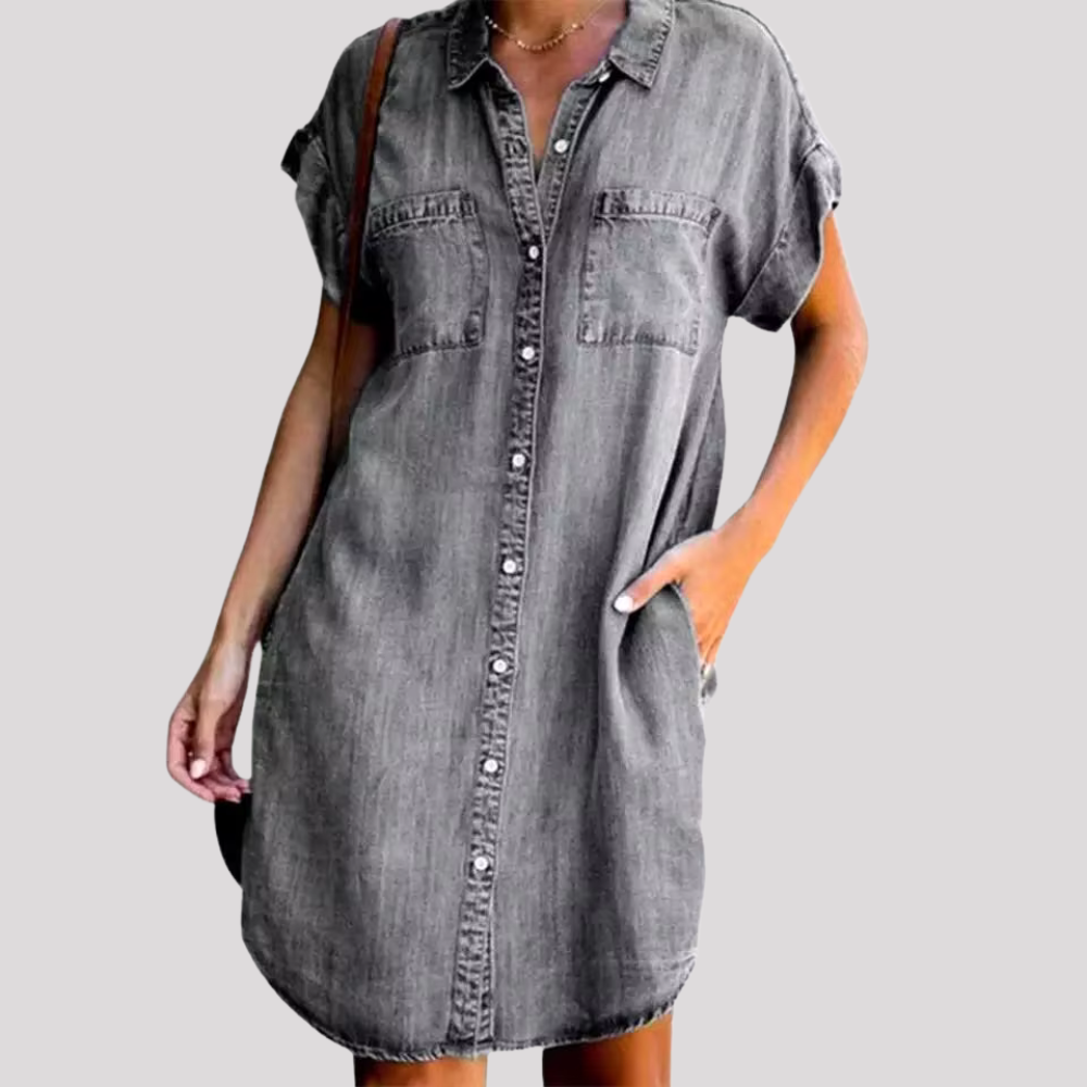MELLY - Hemdblusenkleid aus Denim