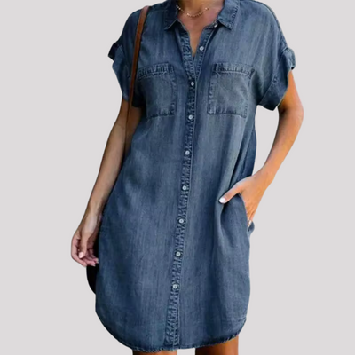 MELLY - Hemdblusenkleid aus Denim