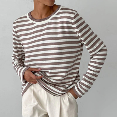 MARINE - Gestreiftes Langarmshirt – Klassiker mit französischem Flair