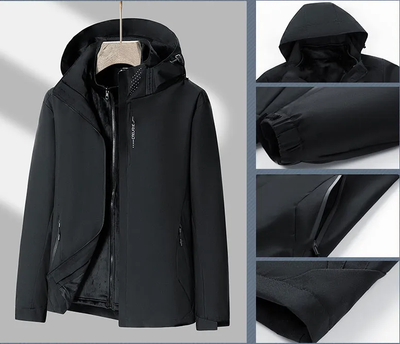 Mocarra | Schwere 3-in-1 Windbreaker-Jacke