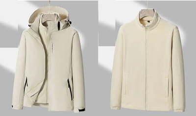 Mocarra | Schwere 3-in-1 Windbreaker-Jacke