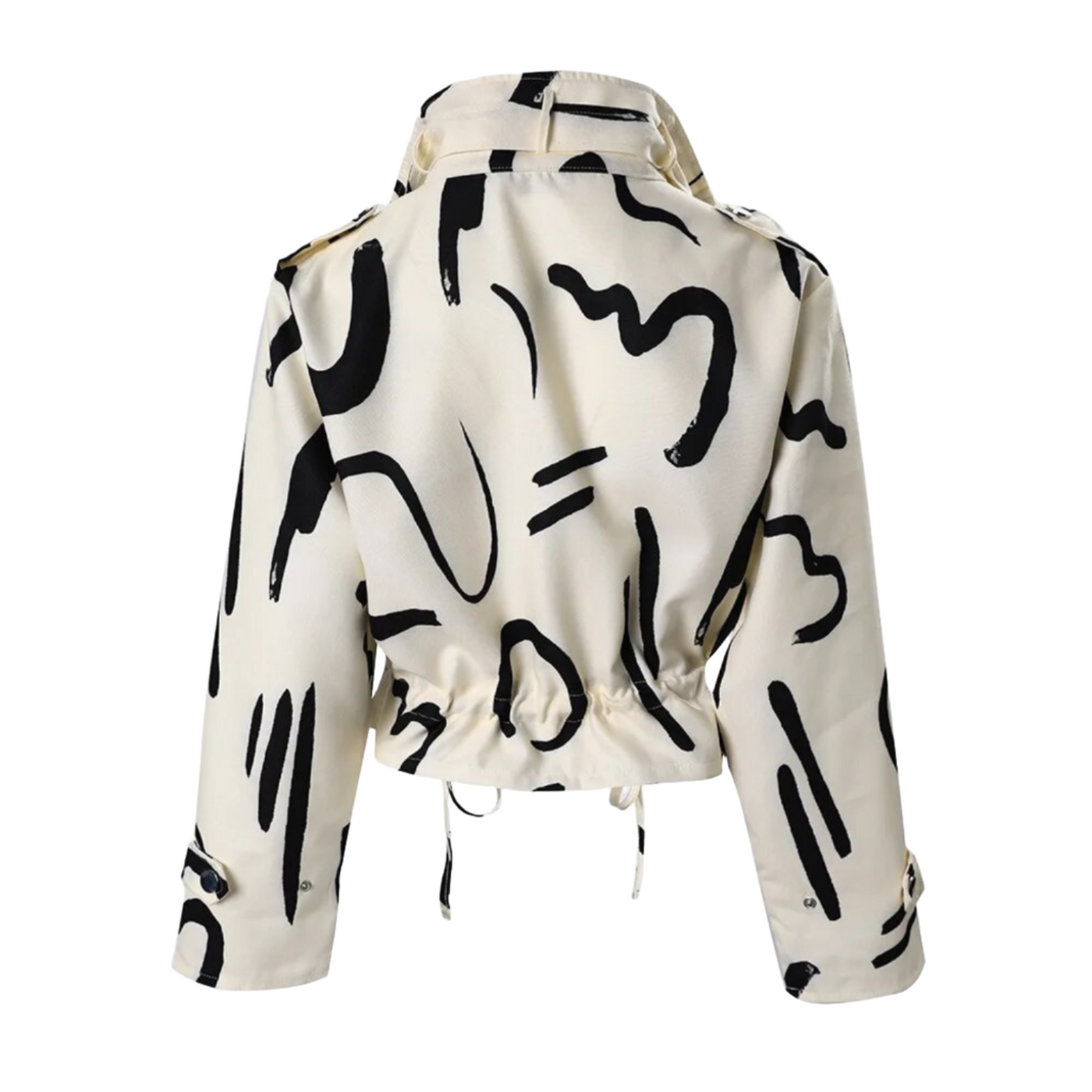 Mocarra | Weiß mit schwarzer Jacke