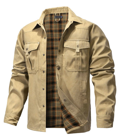 Case - Flanell Rover Jacke