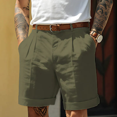 Kaleb - Elegante Herrenshorts aus Baumwolle für jeden Anlass