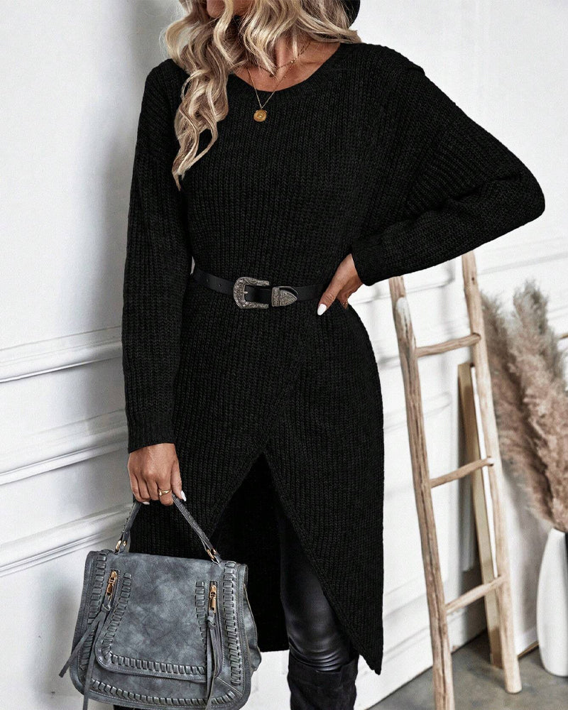 Mocarra | Asymmetrischer Strickpullover