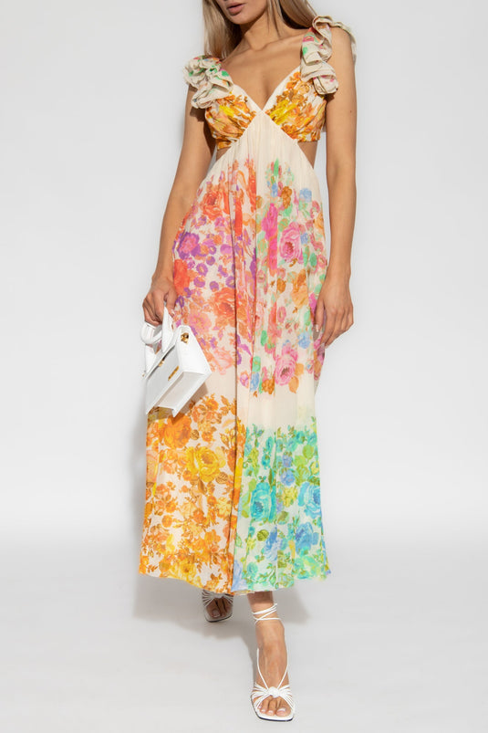 Mocarra | Fließendes Sommerkleid mit Blumen